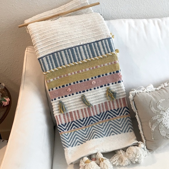 Other - 💗Host Pick Boho woven throw blank🌸